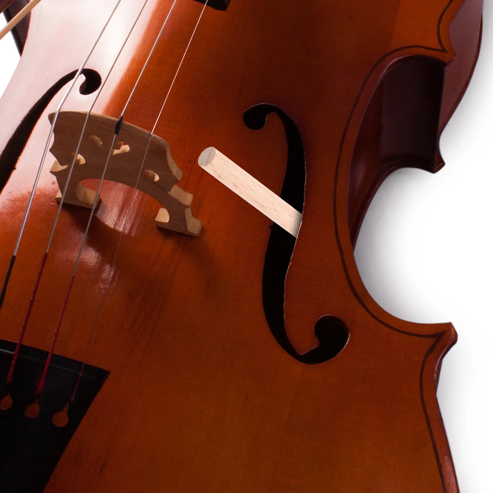 

10 Pcs Musical Instrument Violin Accessories Tools Wood Acoustic Cello Soundpost