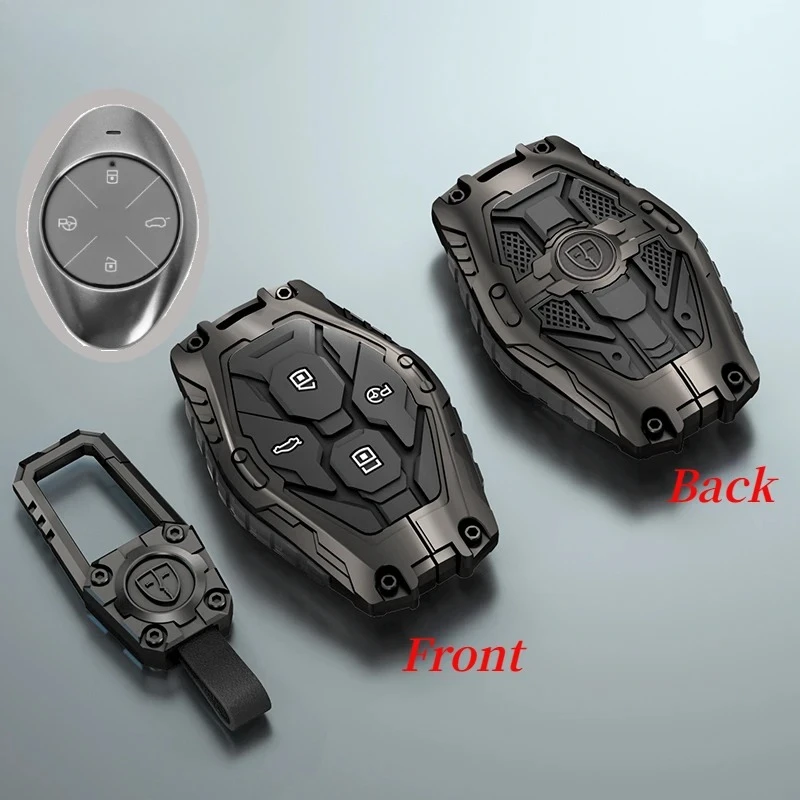 سبيكة سيارة مفتاح القضية ل Xiaopeng Xpeng P7 P7i P5 G3 G3i G9 G6 غطاء للحماية عن بعد سيارة قذيفة حامل سلسلة مفاتيح فوب اكسسوارات #3