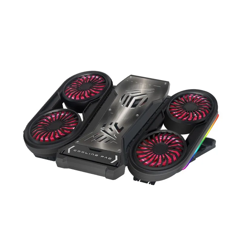 

RGB Notebook Cooler Computer Base Bracket Heat Dissipation Board Gaming Laptop Gaming Style