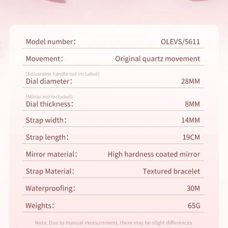 ساعة OLEVS الفاخرة الأنيقة للنساء بمقياس روماني وساعات كاجوال وتاريخ تلقائي مقاومة للماء من الفولاذ المقاوم للصدأ