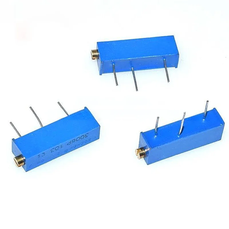 10PCS 50PCS 3006P Precision Multi-Turn Trimmer Potentiometer 1K 2K 5K 10K 20K 50K 100K 200K 500K 1M 203 104