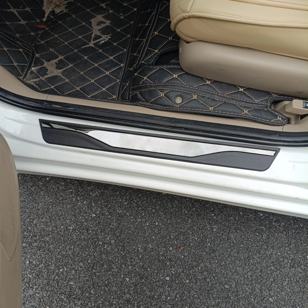 For Chery Tiggo 8 2027-2018 Interior Moldings Door Sill Cover Pedal Threshold Protector Sticker ABS Steel Anti-Scratch Auto Part 5