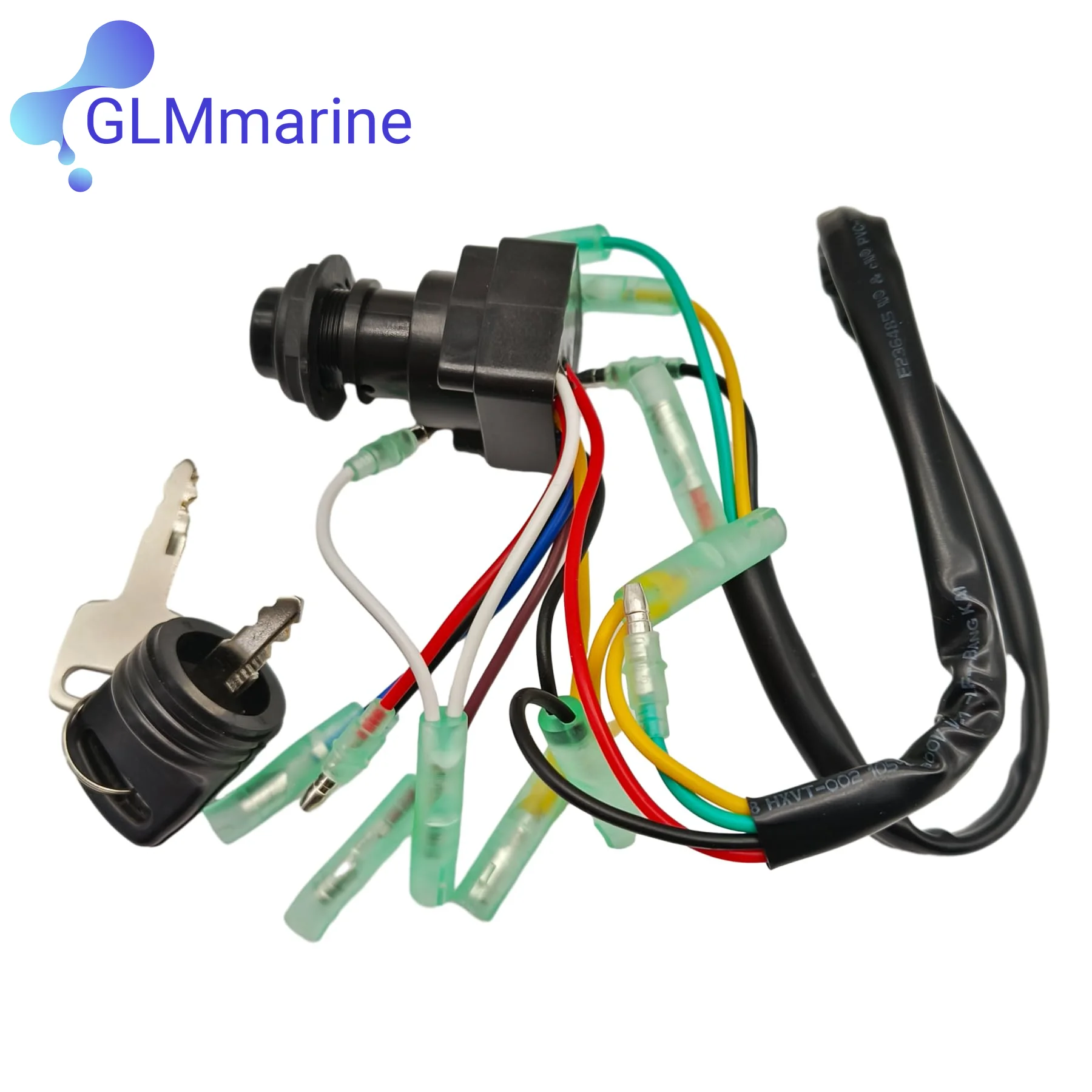 2 Set 703-82510-43 Ignition Switch Key Assy 703-82510 for YAMAHA Boat Outboard Engine Control Box 703-82510-43-00 703-82510-42 image 2