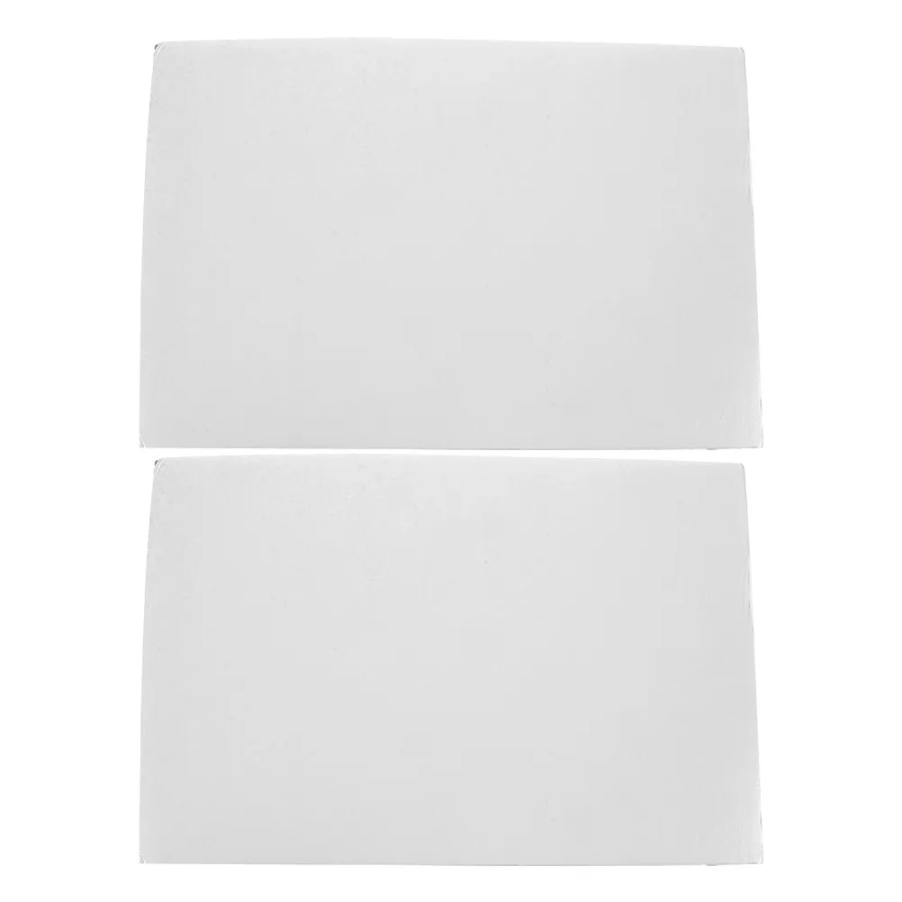 2Pcs White Self-Adhesive Foam Board Sheets High-Density Lightweight Easy-Cut Rectangular Modeling Material for Architecture DIY