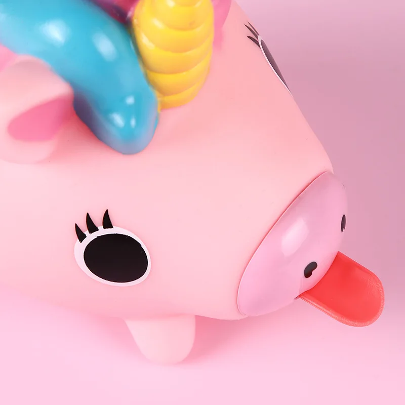 1pcs Squeezing Tongue Toy Cute Unicorn Fun Stress Relief and Release Doll Fidget Toys Gift for Boys and Girls
