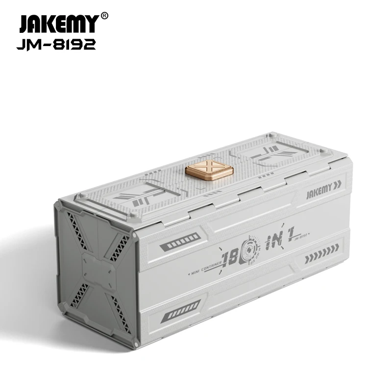 JAKEMY JM-8192 정밀 스크루드라이버 세트, 마그네틱 Torx 슬롯 비트, 휴대폰 태블릿 PC 안경 수리 수공구, 180 인 1