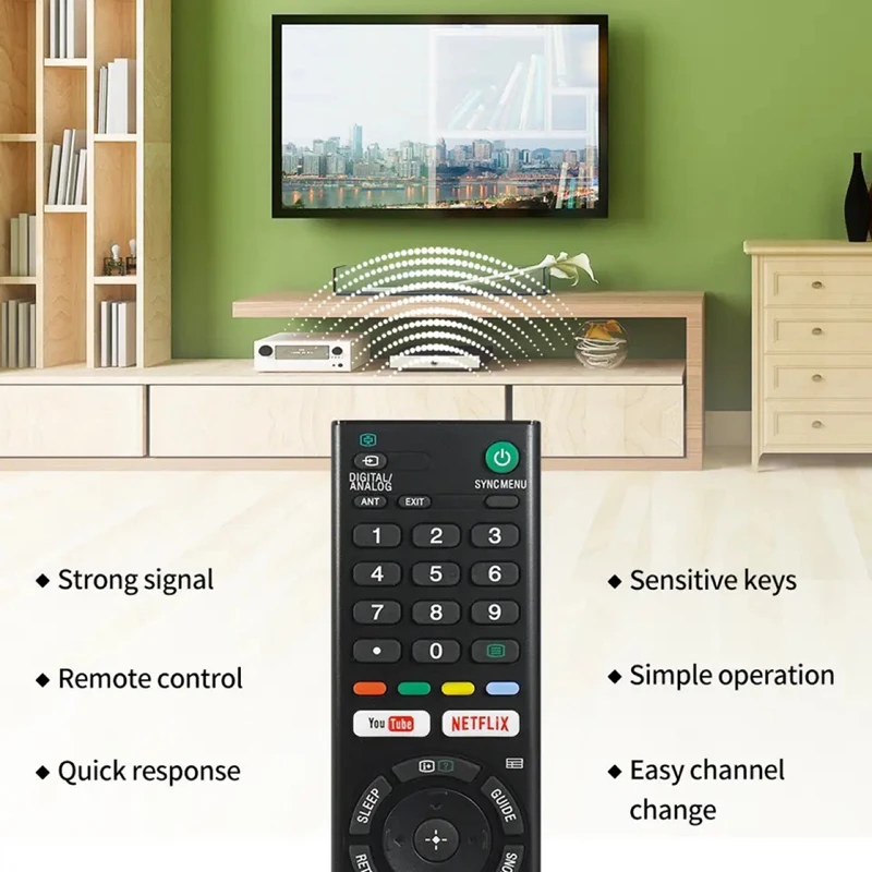 

New RMT-TX300P Remote Control for Sony Multi TV Universal Remote Controller With You Tube Button Options
