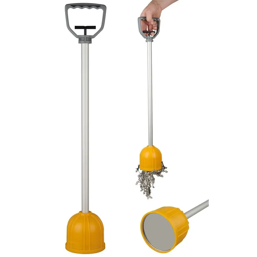 

29-дюймовый магнитный пикап с длинным выходом, магнитный массовый подъемник с быстросъемным механизмом, подметальная машина с магнитом для двора, ручная магнитная металлическая магнитная машина