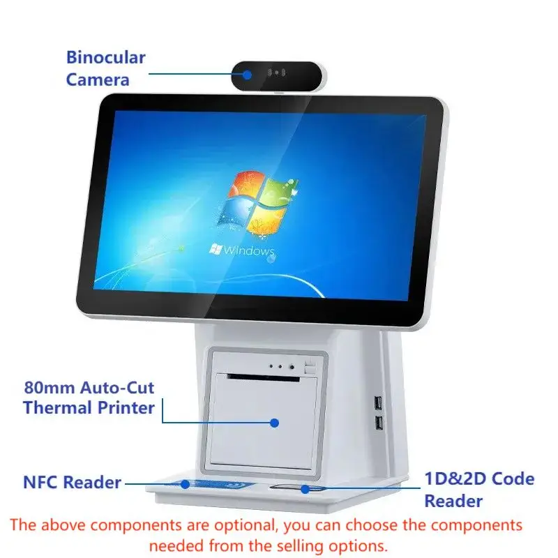 Imagem -05 - Sistema Pos com Intel Dual Screen Win10 Caixa Registradora com Impressora Térmica Restaurante Win Ecr Terminal de Faturamento 156