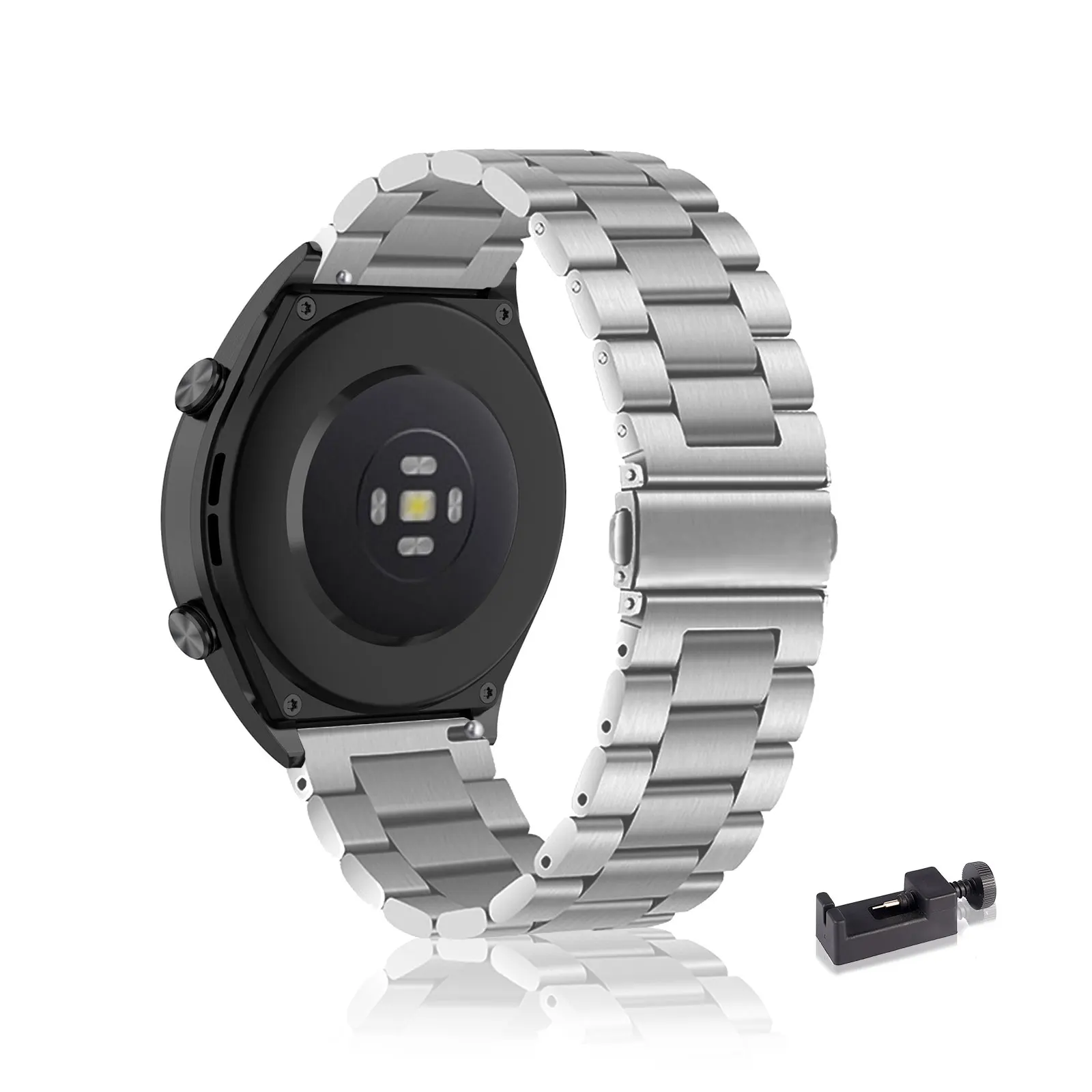 

Stainless Steel Bands for Xiaomi Watch S1/Watch S1 Active/Watch S1 Pro/Watch S2 Band,Three Columns Metal Replacement Strap