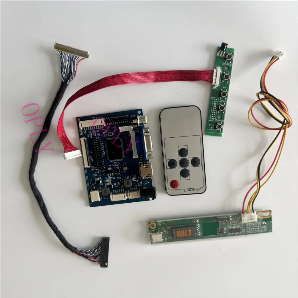 

Controller board HDMI-Compatible AV VGA for CLAA154WB04 CLAA154WB04A CLAA154WB04N 15.4" 1280×800 30pin 1 CCFL LCD panel DIY Kit