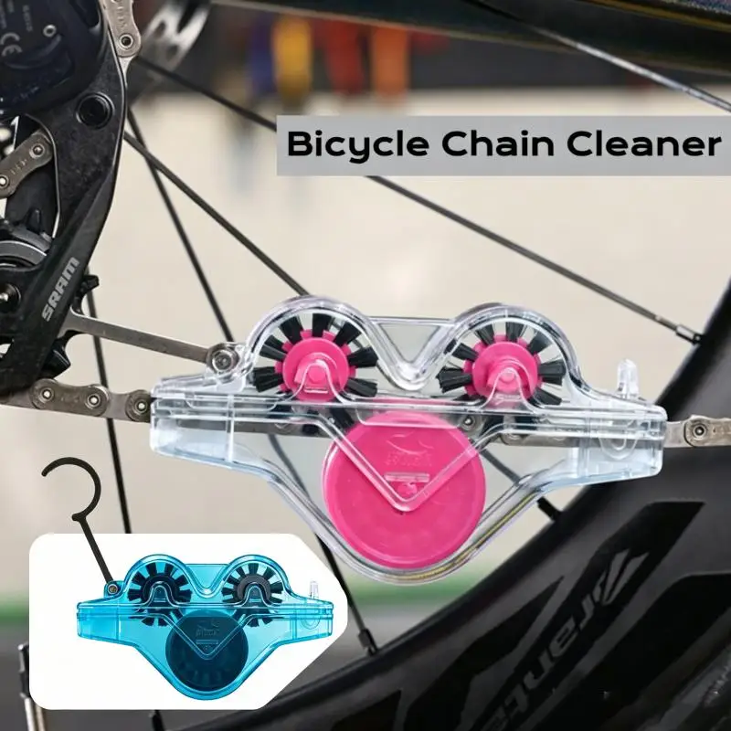 

1PC Bicycle Chain Cleaner Brush Kit High Performance Cycling Washer Scrubber for Mountain Road Bike Flywheel Maintenance