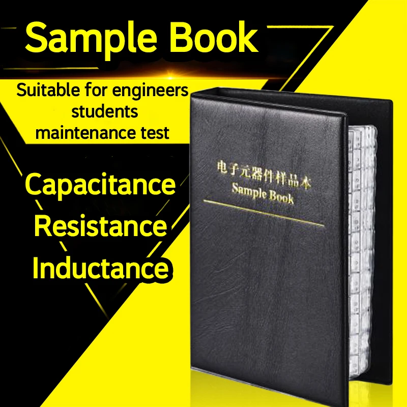 

SMD Resistor Sample Book 0402 1% Chip Assortment Pack 170values 50pcs