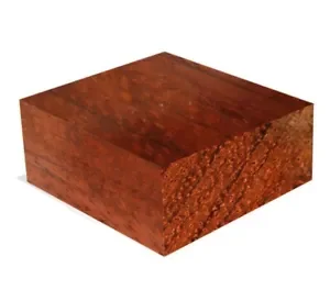 African Padauk Bowl Turning Blank Square Carving Wood Block Lathe 7