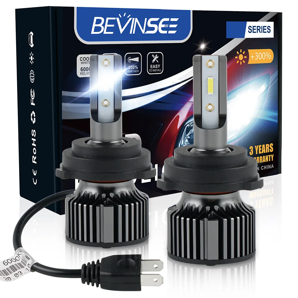 

Bevinsee 2x H7 LED Headlight Bulbs 10000LM 6000K White High Brightness Car Headlamp For VW Touran,Tiguan,Golf MK5 Low Beam 12V