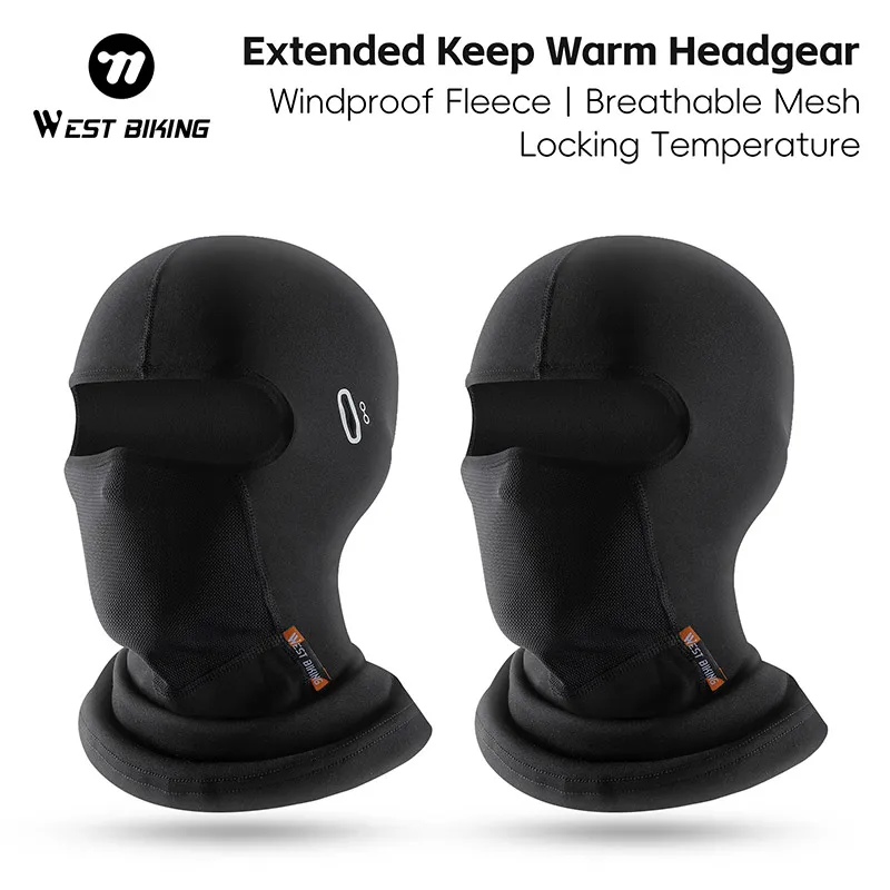 

WEST BIKING Мотоциклетная Балаклава Зимняя Тепловая Открытый Туризм Велоспорт Полнолицевая Маска Ветрозащитный Спортивный Головной Убор Оборудование