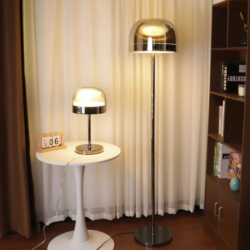 Standing Glass Living Room Designer Bedroom Bedlight Led Lighting Desk Lamp Decorative Stand Light