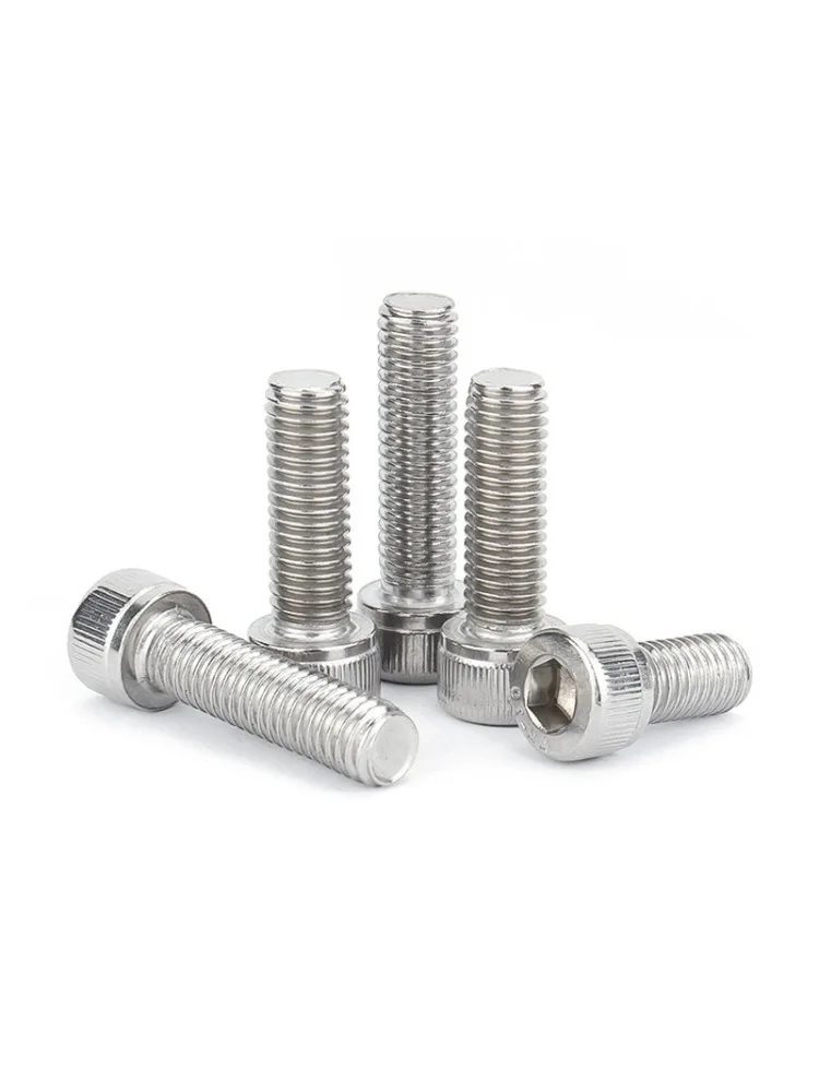 M3 M4 M5 M6 M8 M10 M12 304 clou en acier inoxydable dent inversée vis à six pans creux filetage inversé boulon à main gauche