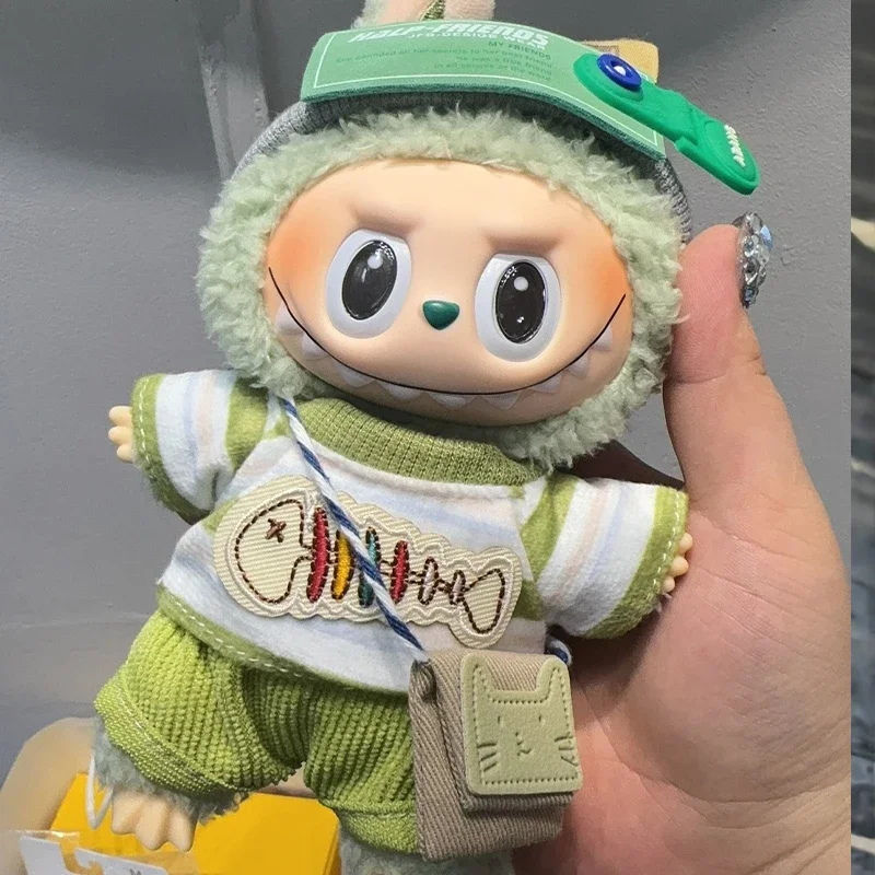 

Green Big Fish Set For 17cm Ropa Labubu Big Into Energy Series V2/V3 Cute Doll Clothes Trendy Outfit Matching Shoes