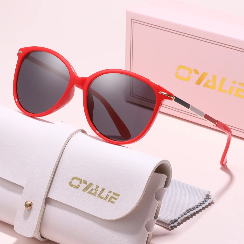 نظارات شمسية كلاسيكية ملونة من Oyalie، نمط أزياء ملون متباين عصري، شخصية يجب اقتناؤها للخروج #5