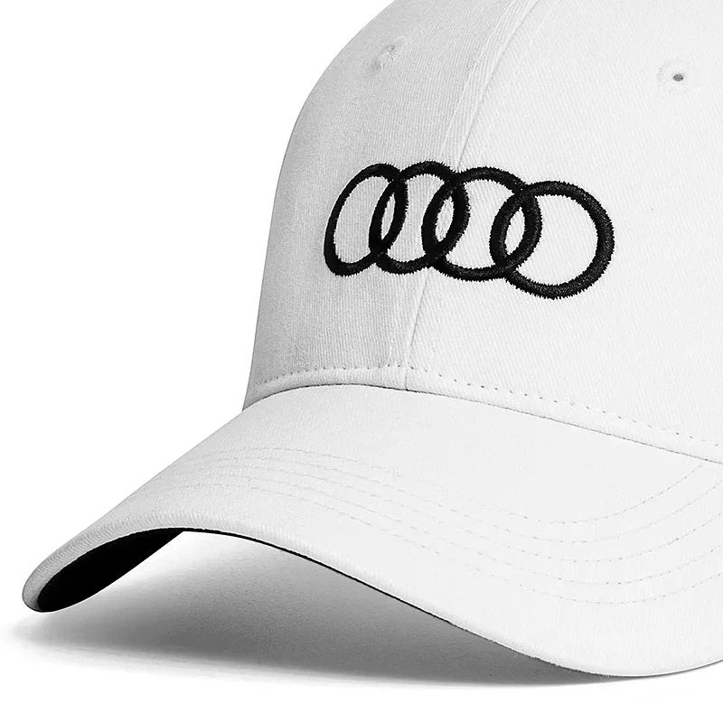 Car Logo Cotton Adjustable Baseball Hat Outdoor Car Accessories For Audi A3 A4 A5 S4 RS4 A5 S5 RS5 A6 A6 Q2 Q3 Q5 Q Q8 RS4 RS5