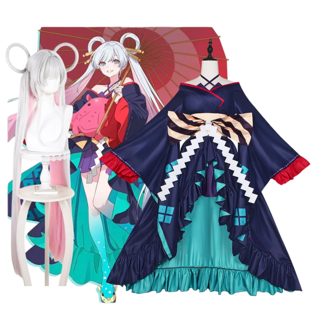 

Spacetime Princess Kaguya Yachiyo Tsukimi Cosplay Costumes Wig Full Set