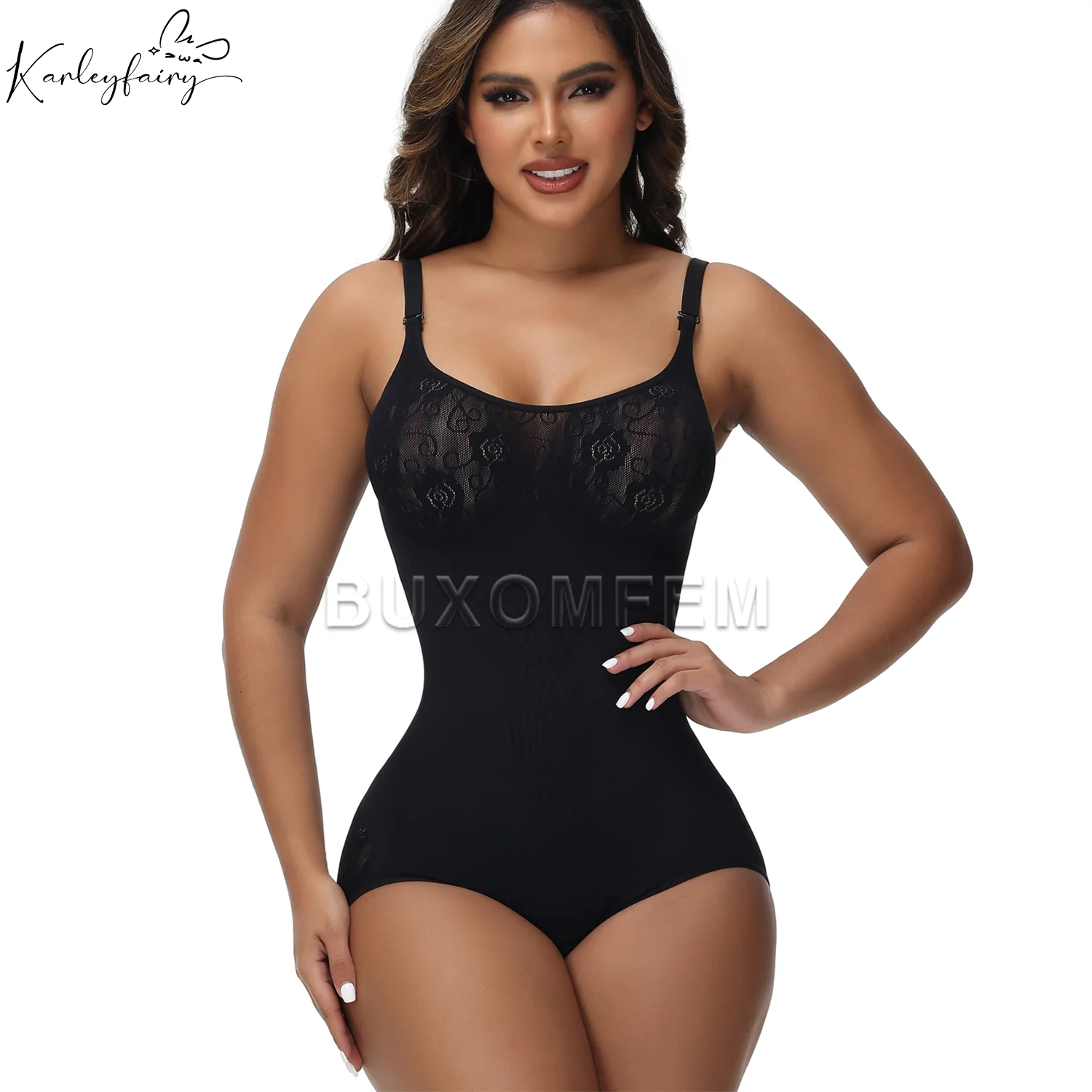 Shaped Up Sexy Body Shaper for Women Stylish Elastic Seamless Lace Shapewear Postpartum Invisible Columbian Fajas Bodysuits 2025