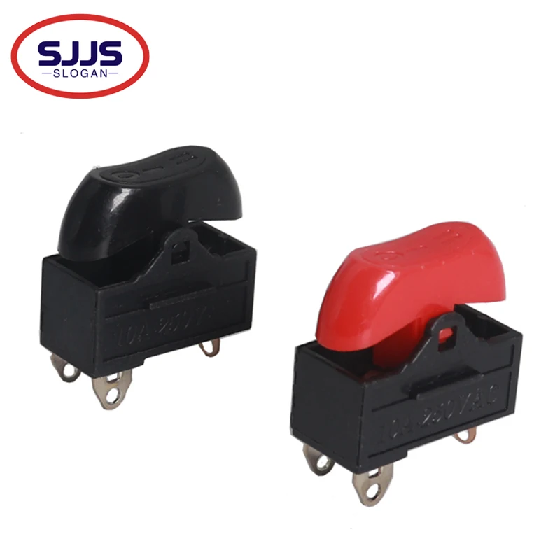 【5-1-шт】kcd15-103-t-переключатель-для-фена-3-контактный-кулисный-переключатель-3-позиционный-переключатель-ВКЛ-ВЫКЛ-ВКЛ-в-форме-лодки