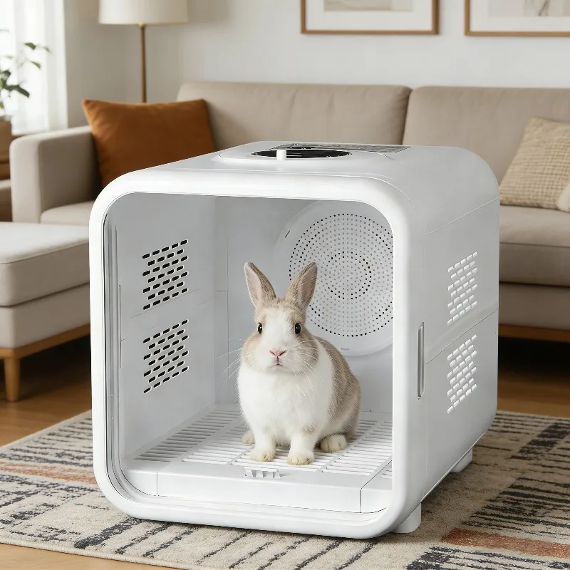 Automatic Smart Pet Dryer 63L: Ultra-Silent Grooming Box for Dogs & Cats, Energy-Efficient Home Care Appliance