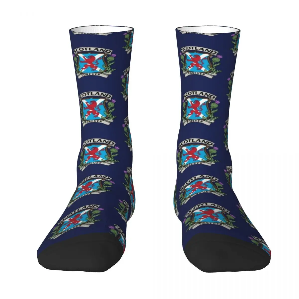 

Scotland Forever, Scottish Lion, Flag and crest Socks Heating sock loose winter floral Boy Socks Women's