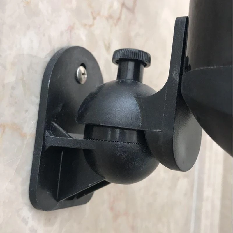  1Set Universal Satellite Speaker Wall Mount Bracket Ceiling Stand Clamp 180 Degree Rotation for Surround Sound