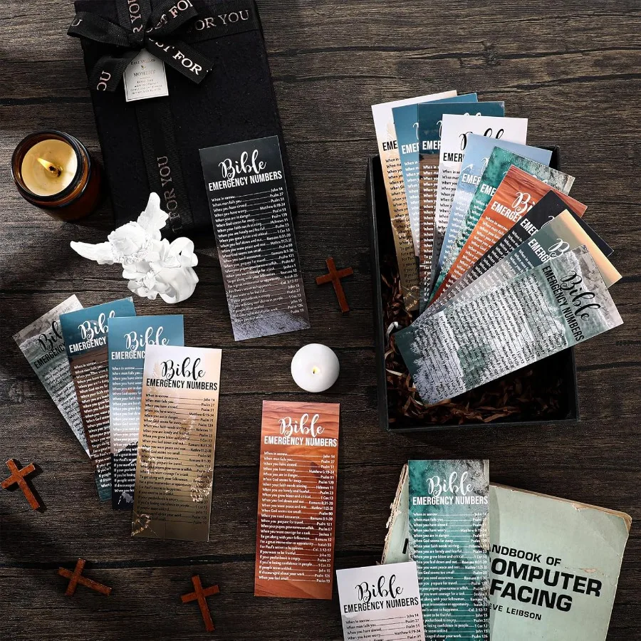 100 قطعة أرقام الطوارئ الإشارات المرجعية الهدايا الإشارات المرجعية المسيحية السائبة الكتاب المقدس الآية بطاقات ملهمة بطاقات الكتاب المقدس السائبة ل Chu #4
