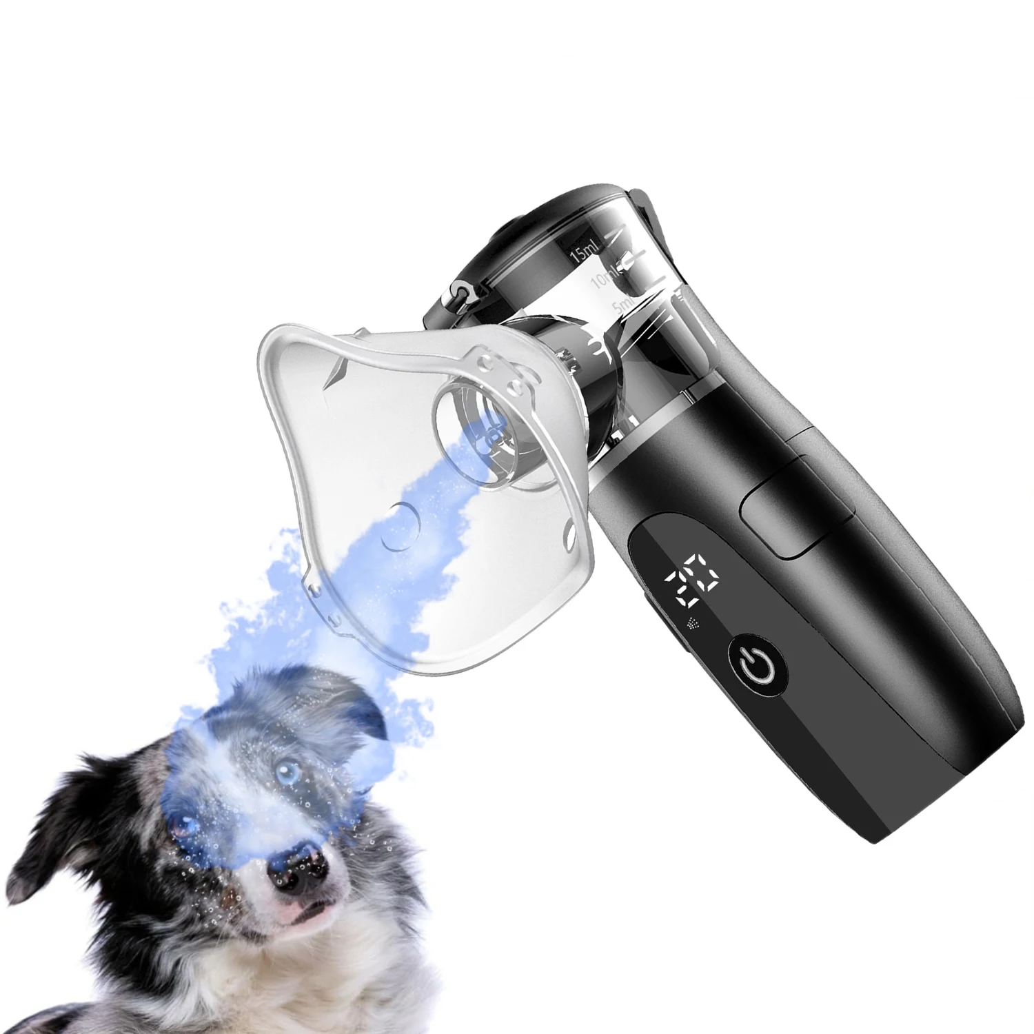 Pet Dog Cat Nebulizer Portable Animal Inhaler Machine Low Noise Respiratory Care Pet Inhalation Device Pet Health Supplies