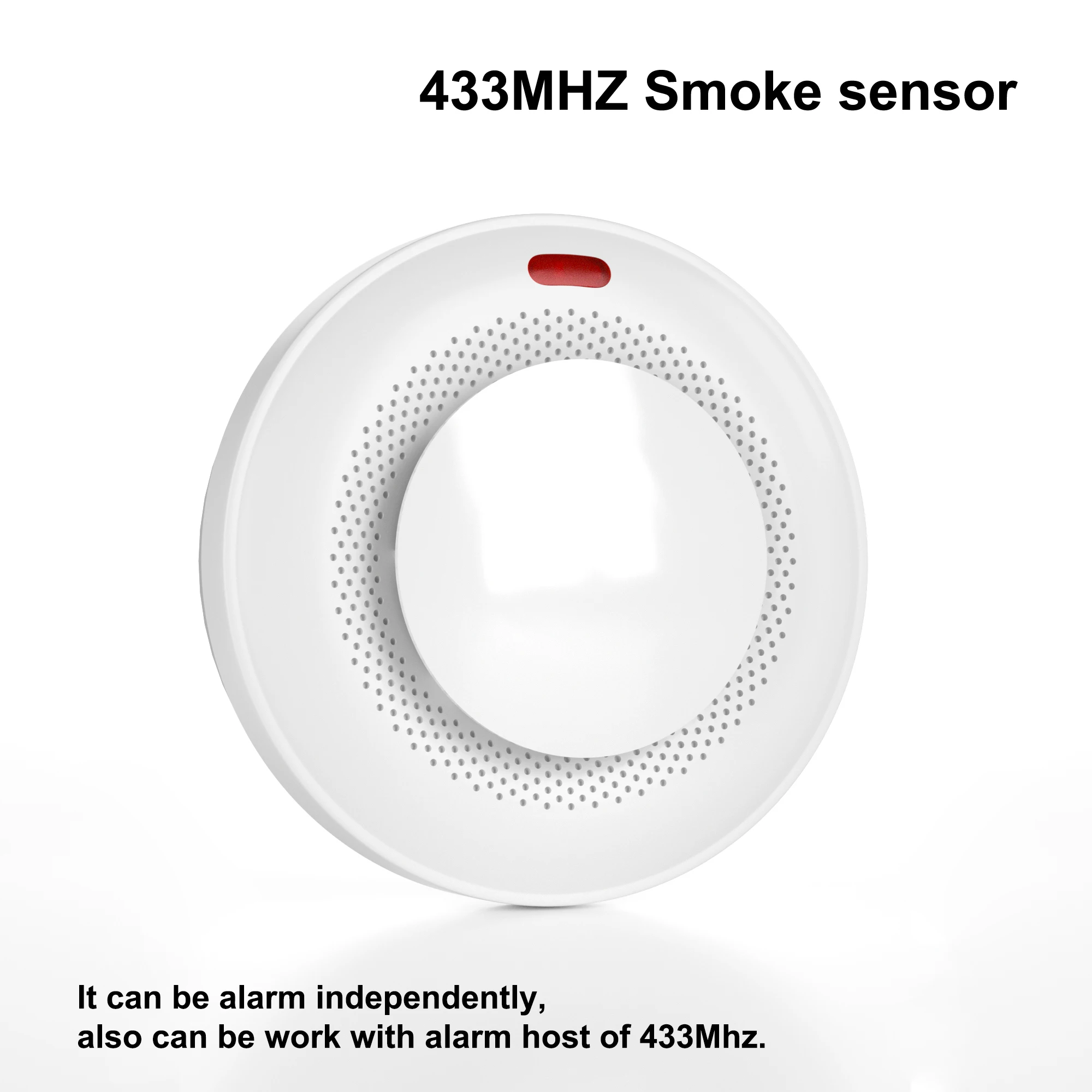 

TAIBOAN 433MHz Wireless Fire Protection Smoke Alarm Sensor Independent Alarm Detector For RF GSM Home Security Alarm Systems