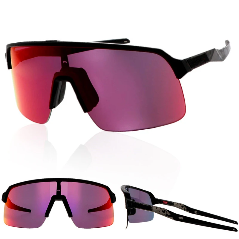 Merk Designer Sport Zonnebril Mannen Vrouwen Vintage Half Frame Gepolariseerde Zonnebril Voor Mannen Klassiek Rijden Goggle Mannen Uv400