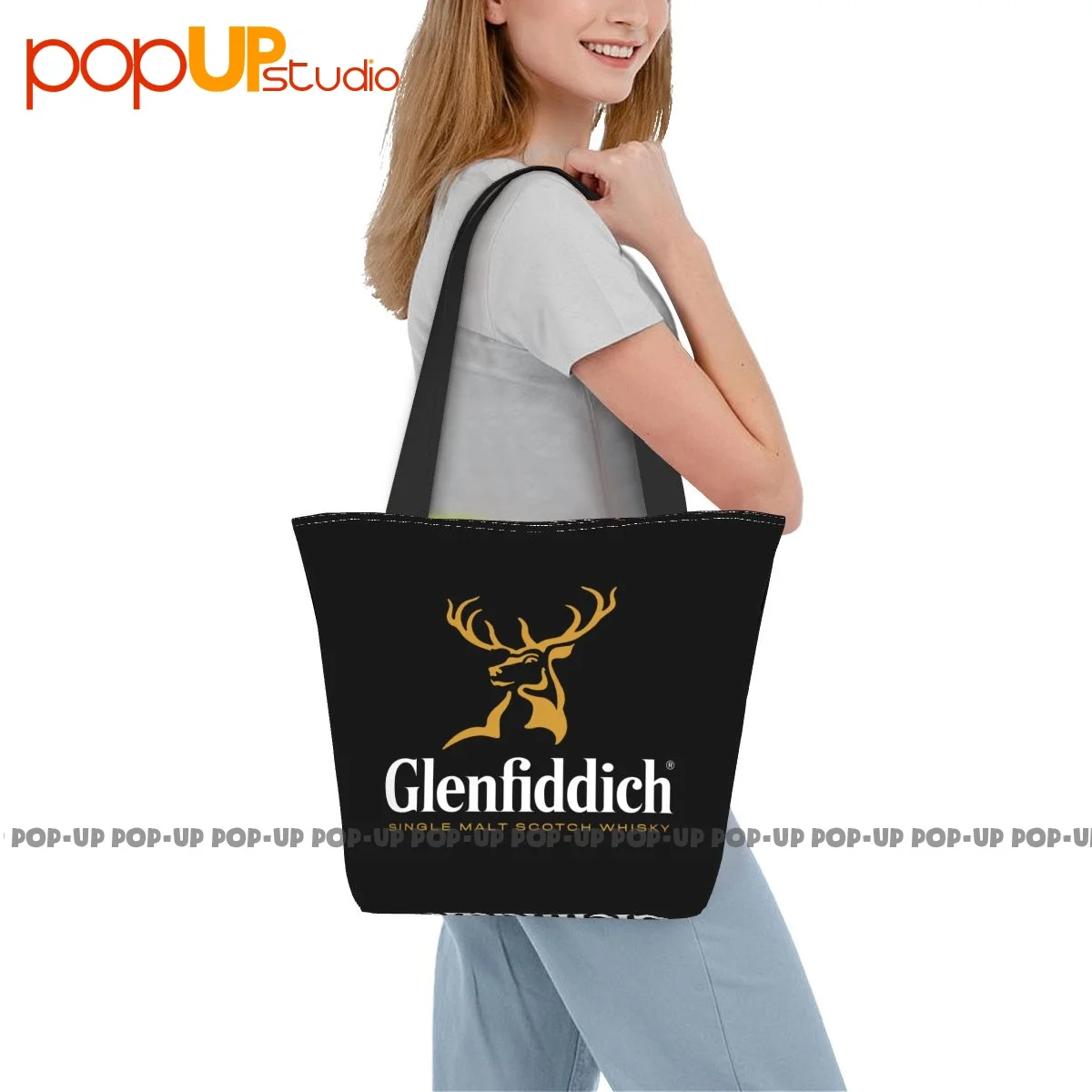 Glenfiddich Single Malt 1887 Scotch Whisky Alcohol Travel Handbags Polyester Shopping Bag Supermarket