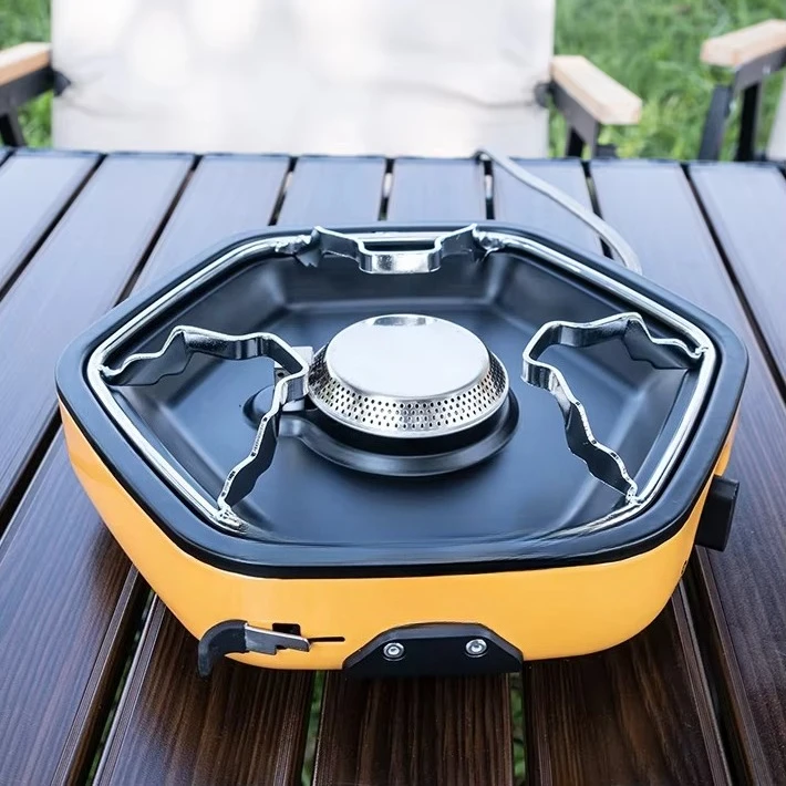 

Portable Stainless Steel Single Range Power Coated Camping Stove for Outdoor Household Restaurant