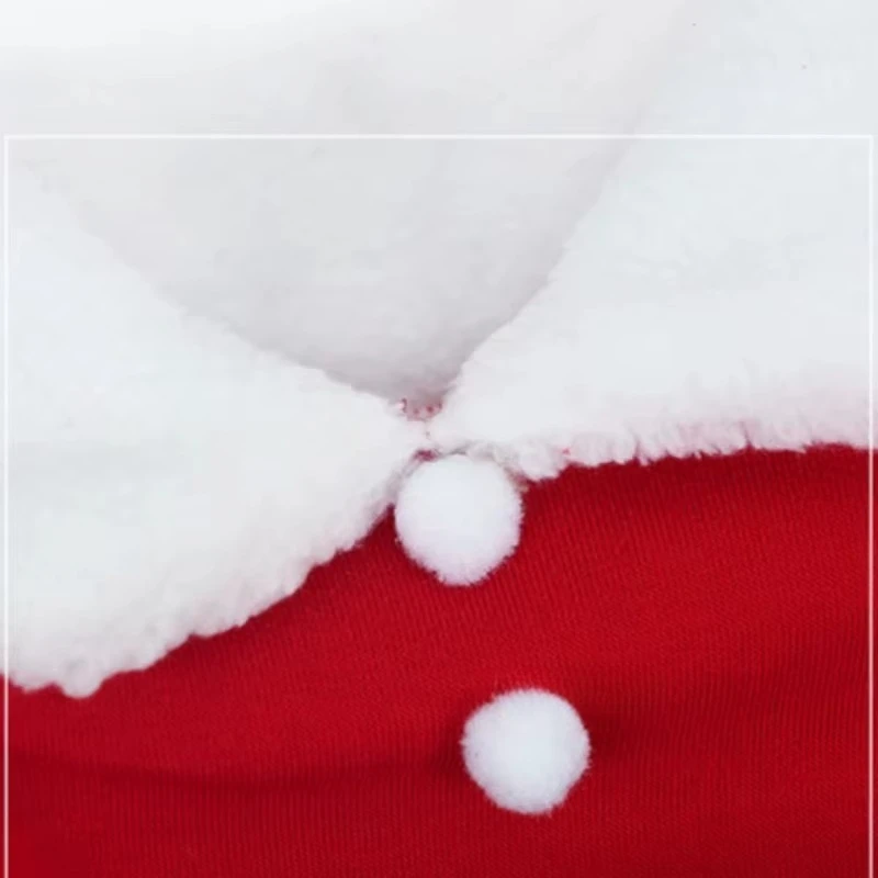 Afbeelding 6: Kerstkleding voor huisdieren Kerstman Hondkostuum Winter Puppy Jasje Pak met pet Warme kleding Cosplay voor honden Katten