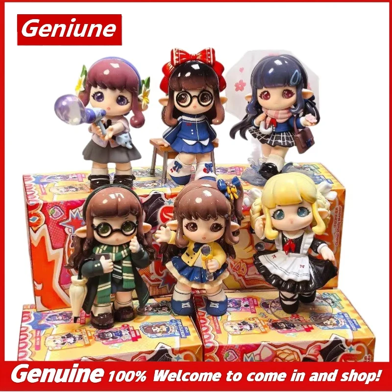 

New Product Qi Meng Island Fiila Global Study & Travel Cosplay Series Blind Box Figurines Trendy Toys Collectibles As Gifts