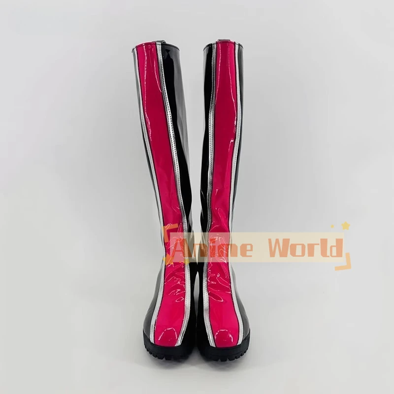 Niños adultos niños niñas niños Kpop HUNTR/X Rumi Cosplay botas zapatos botas mujeres niñas fiesta de Halloween juego de rol