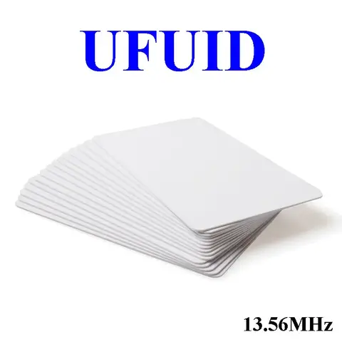 UFUID IC 카드 스마트 RFID NFC 태그 UID 블록 0 섹터 쓰기 가능 변경 가능, 복사 복제 M1 1K S50, 13.56MHz HF, 10-100 개