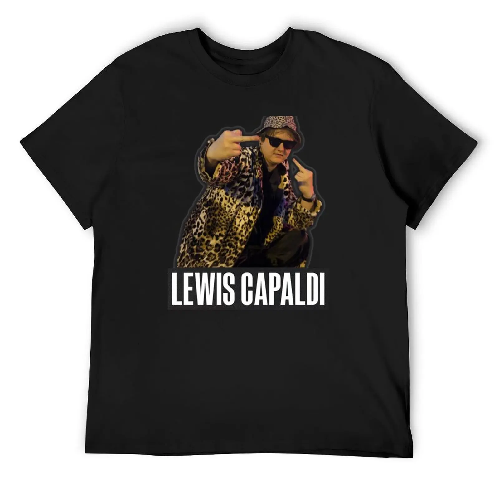 

The Man, The Legend, Lewis Capaldi T-Shirt plus size clothes gifts for boyfriend quick-drying Men's cotton t-shirt