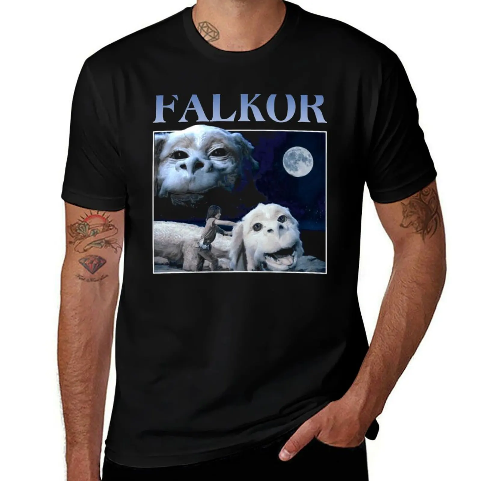 

NeverEnding Design Story Movies -FALKOR T-Shirt Breathable Travel T-Shirt