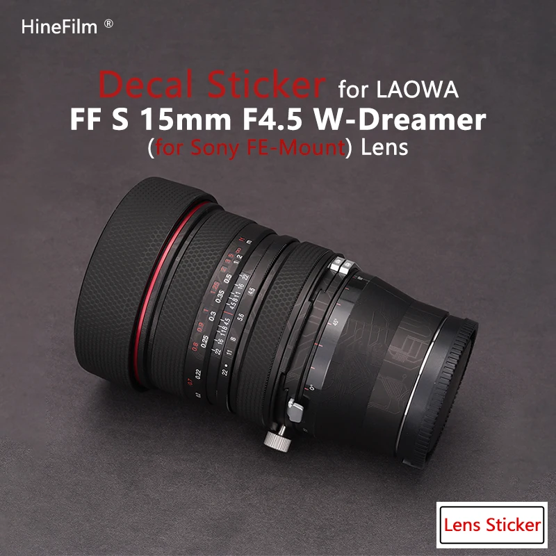 

LAOWA FF S 15 F4.5 Lens Decal Skins Wrap Film for LAOWA FF S 15mm F4.5 W-Dreamer Lens Protector Anti-scratch Cover Skins