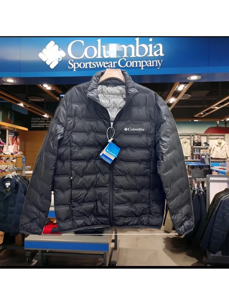 

Warmth Puffer Jaet Men's Brand Colum Autumn Winter White Du down Lightweight Stand Collar Outdoor Sport Ci Casual Sle