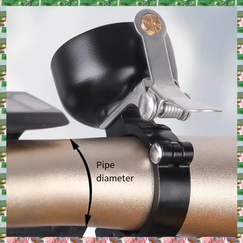 

Sports Retro Bicycle Bell Clear Loud Sound Mountain Bike Handlebar Ring Horn Safety Cycling Warning Alarm Black Durable,Retro Bi
