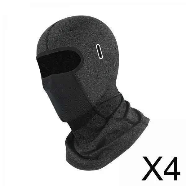 

Suede Winter Balaclava Face Mask Warm Windproof Neck Scarf Ski Hat Adjustable Hood for Outdoor Adventure