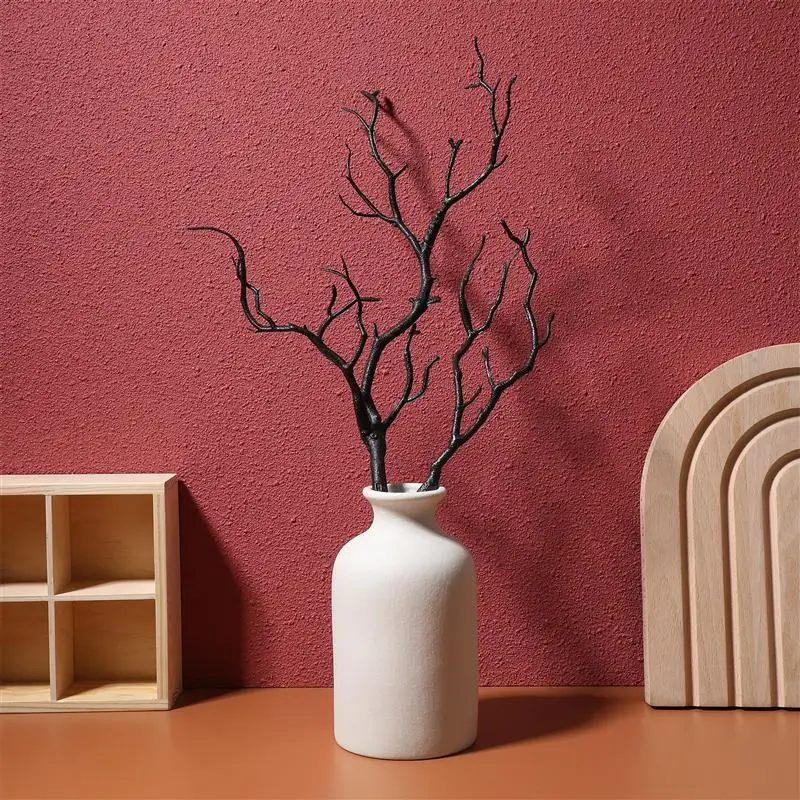 

4pcs Artificial Dried Branch Simulation Antlers Tree Branch Fake Plastic Decor Dried Twig Branches Twigs Home Festival Vase