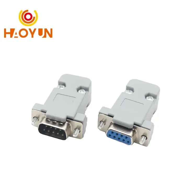 【5-1PCS】RS232 serial port connector DB9 male and female socket/Plug connector 9pin copper RS232 COM socket adapter