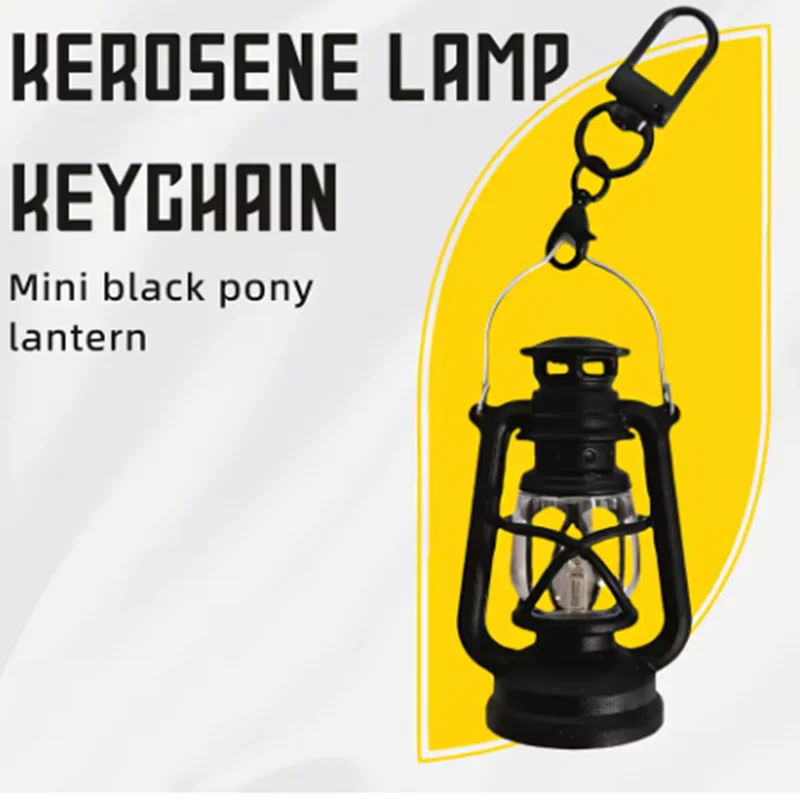 Mini Electronic Candle Lamp Keychain, Vintage Lighting